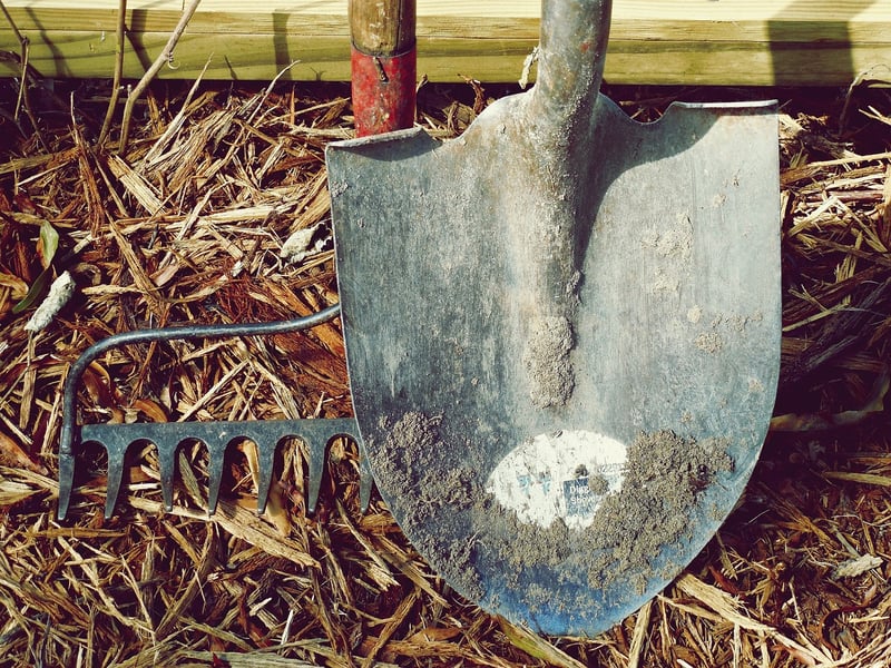 Upcycled garden tools